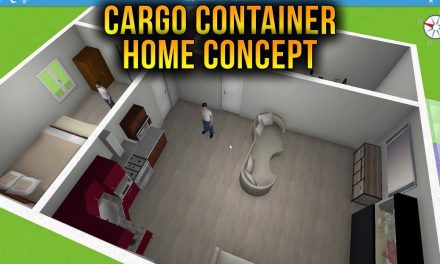 1113 Sqft Cargo Container House | Home Design 3D