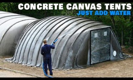 Premade Concrete Canvas Tents – Just Add Water