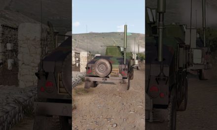 #Shorts US Humvees Engage Troops On Hill – Arma 3