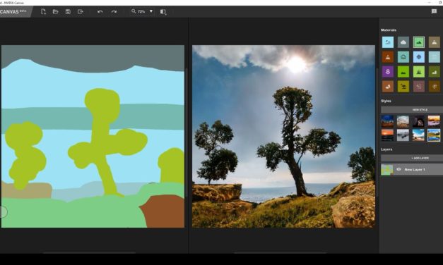 Playing With Nvidia’s Awesome AI Drawing Software – Nvidia Canvas