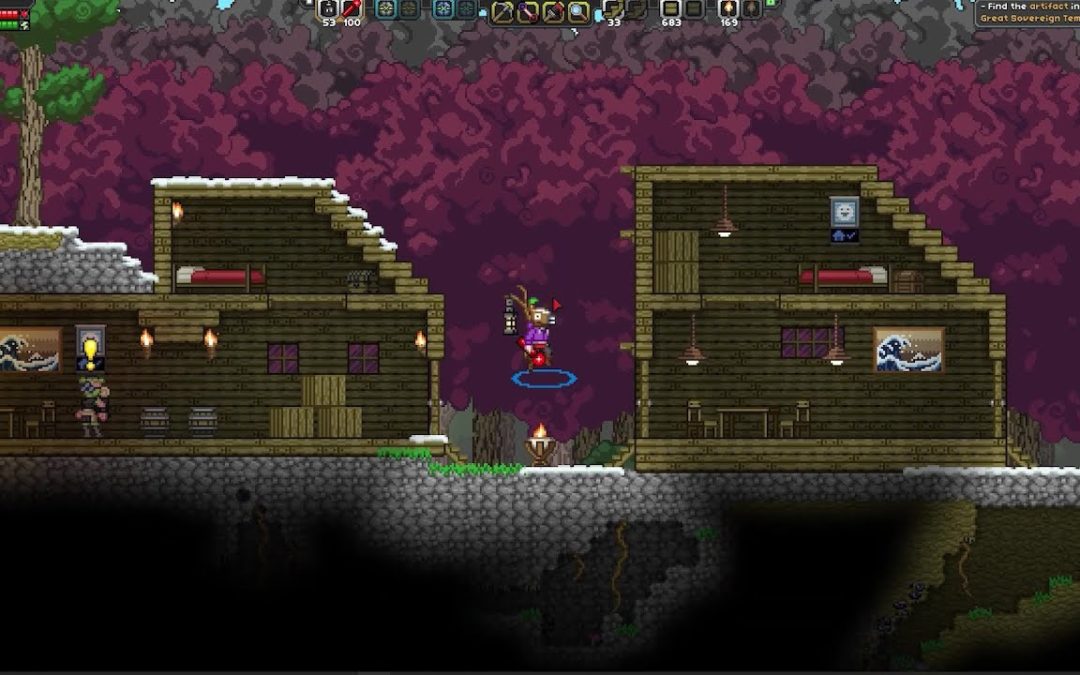 Relaxing Home Building In Starbound Ep1